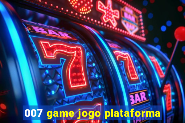 007 game jogo plataforma